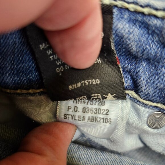 BKE Womens 27x31 Stella Low Rise 99% Cotton Jeans Blue Bootcut Denim Embroidered - Picture 16 of 16